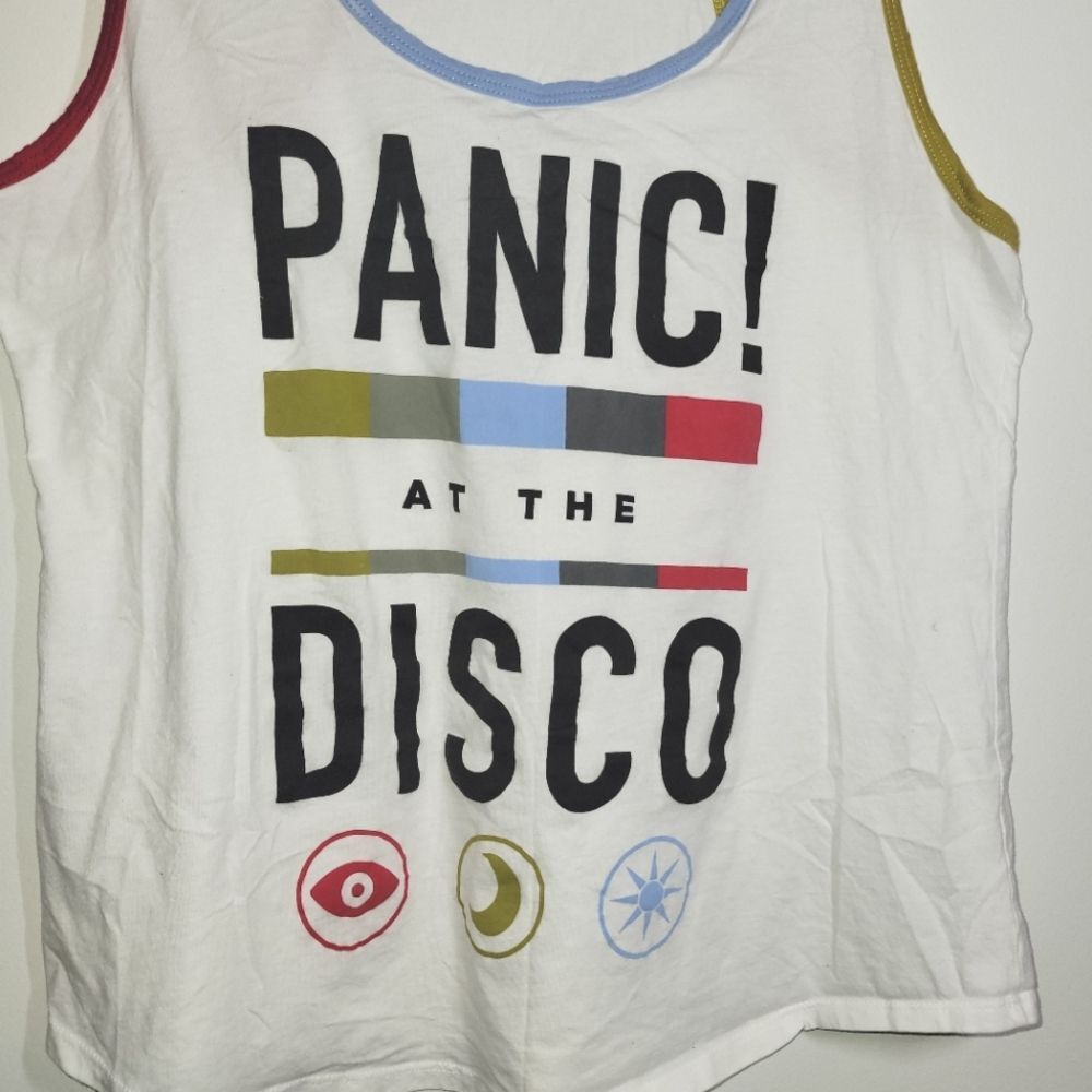 Panic! At The Disco White Band Tank XL - Picture 2 of 9